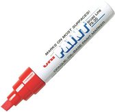 UNI Paint PX-30 Rode Paint Marker - 4 - 8,5 mm Beitelpunt - Verfstift Op Oliebasis Geschikt Voor Vele Ondergronden Zoals; Glas, Papier, Ceramiek, Plastic of Metaal