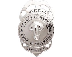 Politie badge piemel inspecteur