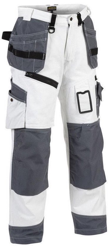 Blåkläder 1510-1210 Pantalon de travail Wit/ Grijs taille 62