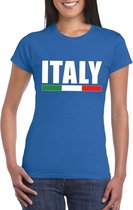 Blauw Italie supporter shirt dames 2XL