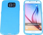 Samsung Galaxy S6 Silicone Case Hoesje Blauw Blue