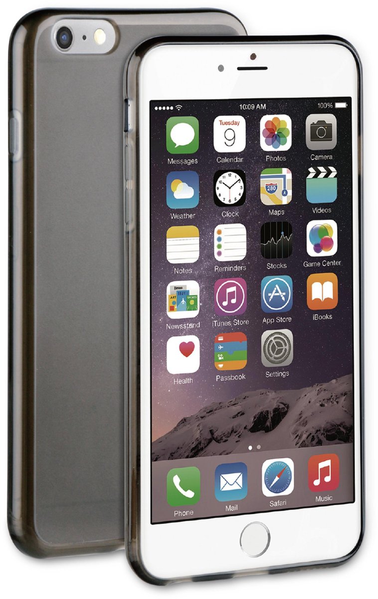 BeHello Gel voor Apple iPhone 6/6S Zwart bol.com