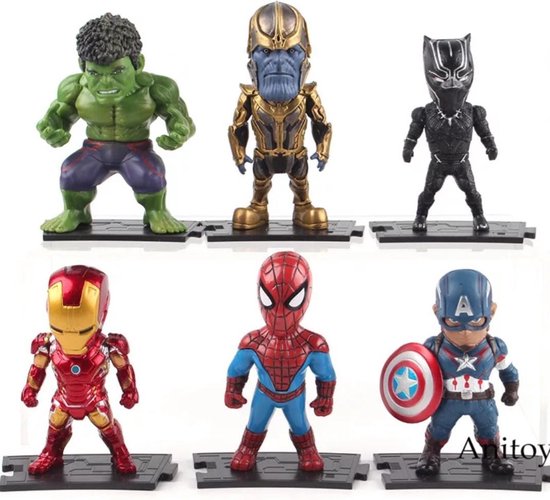 avengers poppetjes - avengers speelfiguren set - avengers speelgoed -  Avengers endgame... | bol.com