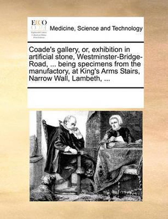 Foto: Coade s gallery or exhibition in artificial stone westminster bridge road being specimens from the manufactory at king s arms stairs narrow wall lambeth 