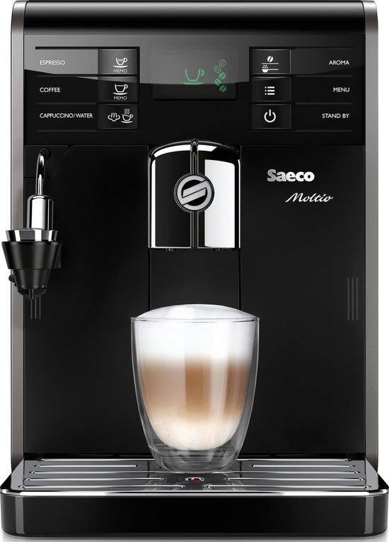 Saeco Moltio HD8768/21 Volautomaat espressomachine Zwart