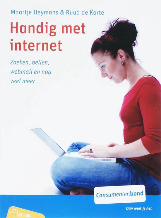 Cover van het boek 'Handig met internet' van Maartje Heymans