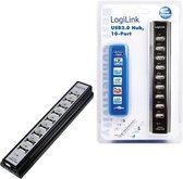 LogiLink USB 2.0 Hub 10-Port mit Netzteil