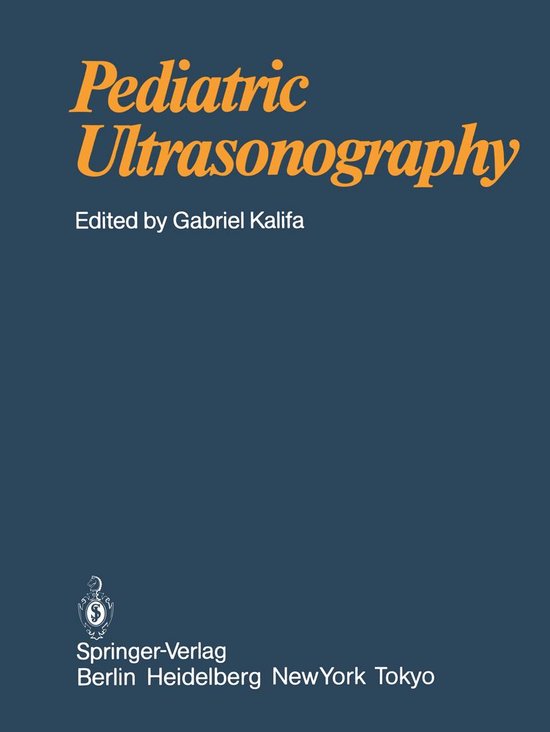 Medicine (R0) - Pediatric Ultrasonography - cover