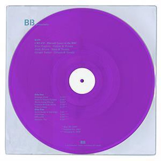 Disraeli Gears at the BBC, Cream LP (album) Muziek