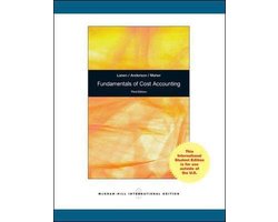 Omslag van Fundamentals of Cost Accounting 3e