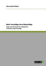 Mehr Vorschlage Ohne Ruckschlage