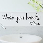 Muursticker Wash your hands