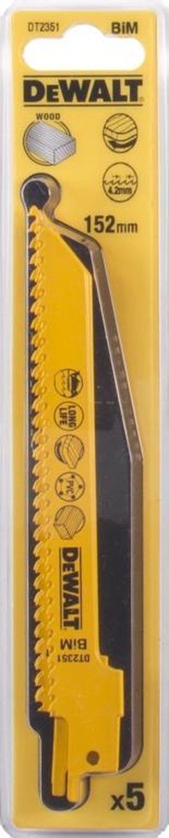 DeWALT DT2351 Reciprozaagblad DEW-DT2351-QZ
