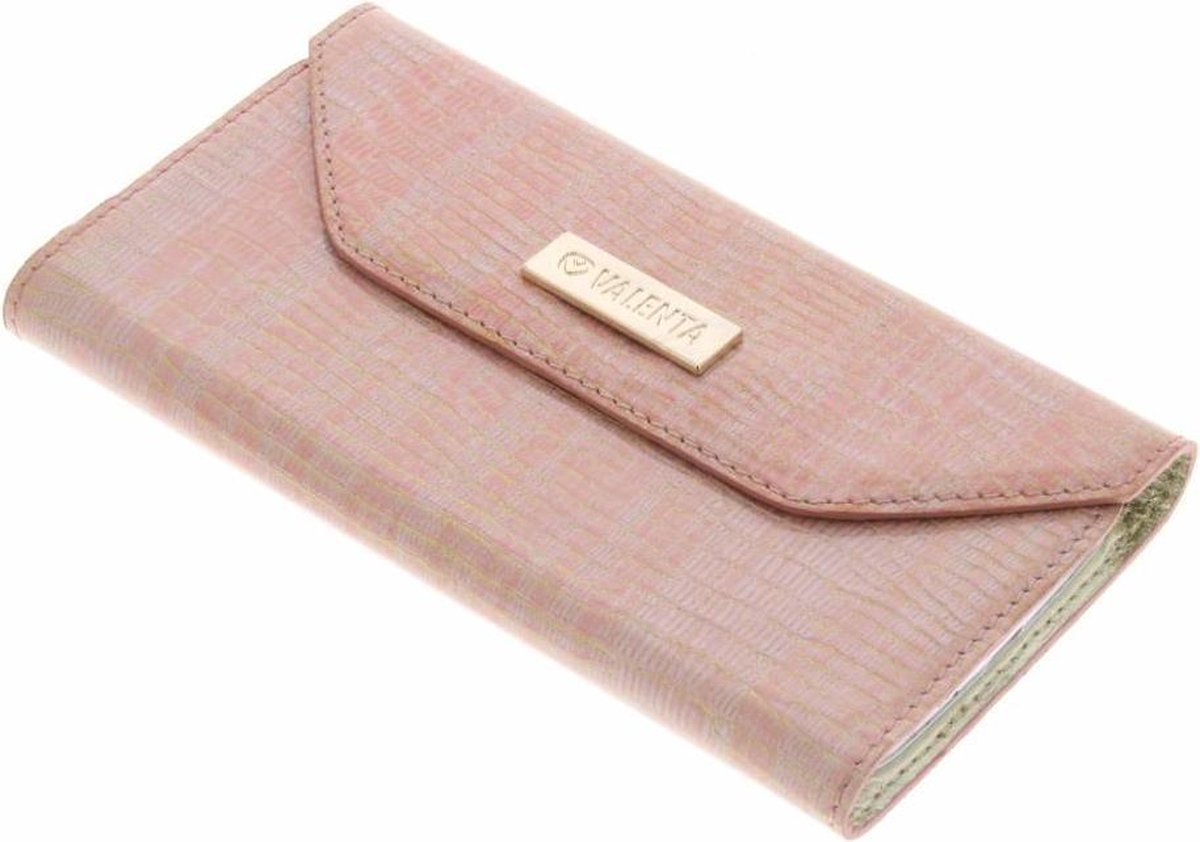 Valenta - Slim Glitter booktype hoes - Samsung Galaxy S4 - roze