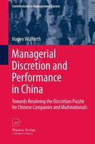 Contributions to Management Science - Managerial Discretion and Performance in China