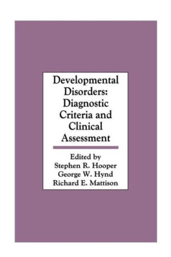 Developmental Disorders - cover