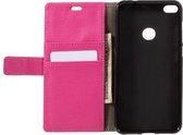 Huawei P8 Lite 2017 Litchi portemonnee hoesje - roze