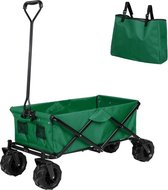 Bol.com tectake® - Opvouwbare bolderkar bolderwagen Heidrun - groen - 402911 aanbieding
