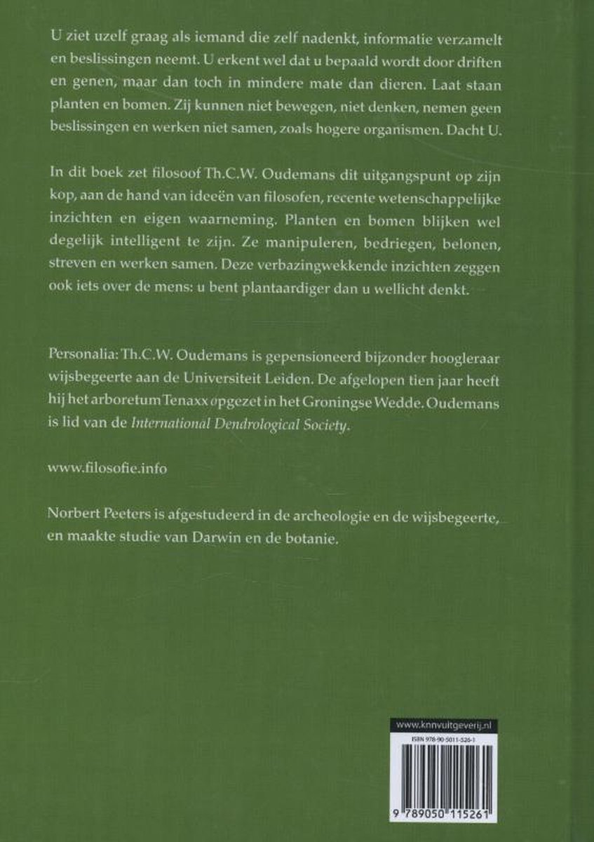 Plantaardig - back cover
