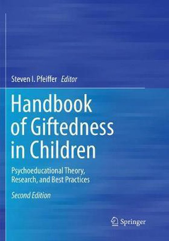 Handbook of Giftedness in Children - cover