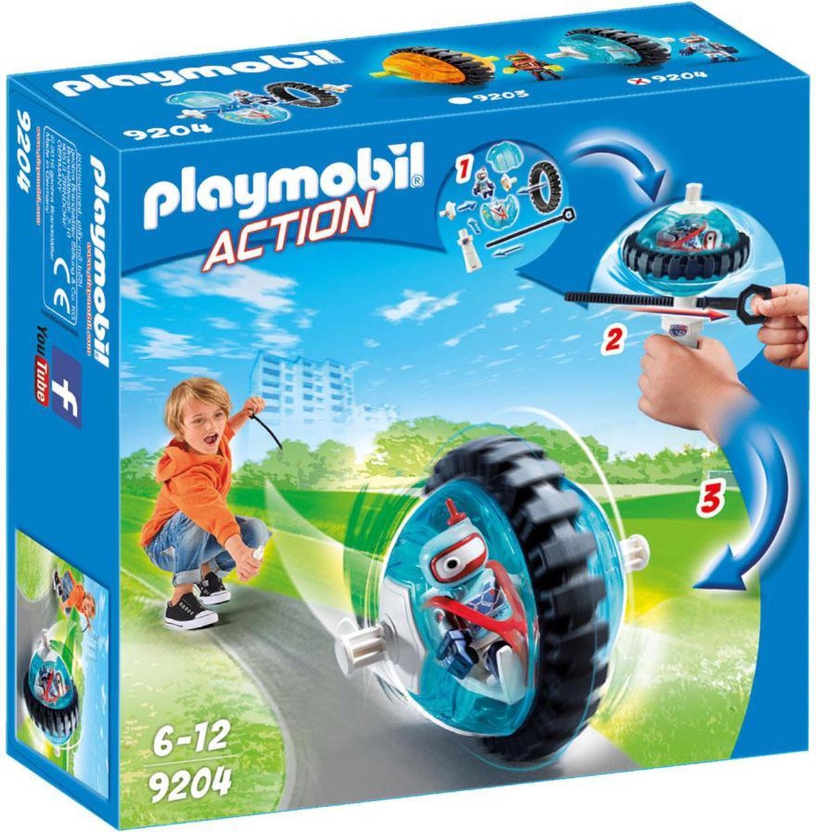 PLAYMOBIL Monobike blauw - 9204