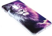 Coque en siliconen hoesje Lions pour Samsung Galaxy A8 Plus (2018)