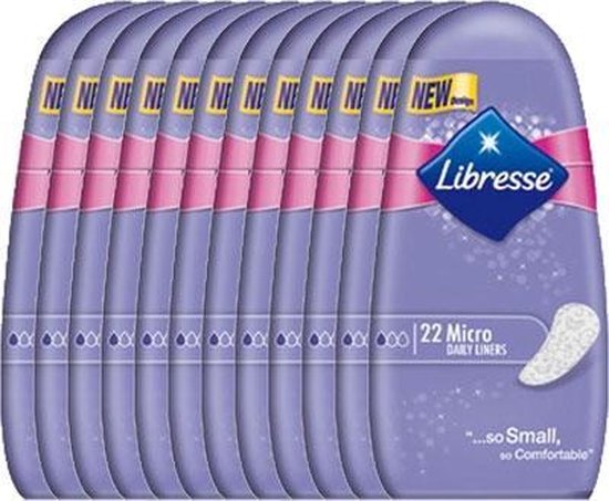 Libresse Inlegkruisjes Fresh Micro Voordeelverpakking | bol.com