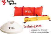 Trainingsset Agility Sports | Loopladder | trainingsladder | Speedladder | Pionnenset | Wit |