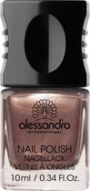 Alessandro Nail Polish - 71 Brown Metallic - 10 ml