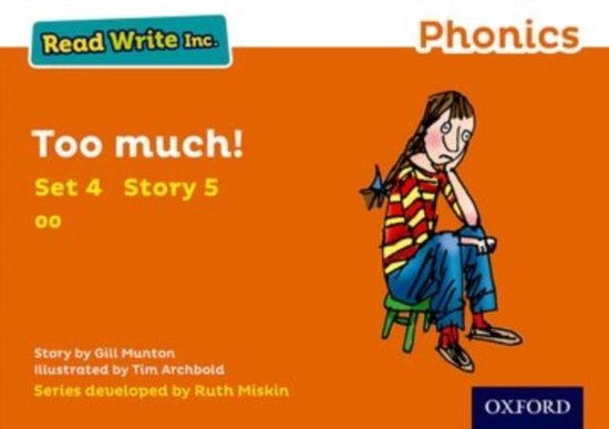 Read Write Inc. Phonics: Orange Set 4 Storybook 5 Too Much ...