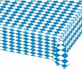 Oktoberfest - 2x Beieren/Oktoberfest tafelkleden blauw wit 80 x 260 cm