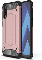 Armor Hybrid Back Cover - Samsung Galaxy A70 Hoesje - Rose Gold