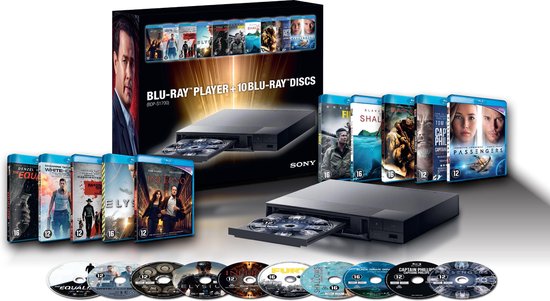 bol.com | Sony BDP-S1700 - Blu-ray-speler - Incl. 10 Blu-Ray films