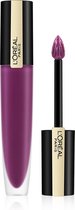 L'Oréal Paris Rouge Signature Lippenstift  - 104 I Rebel - Paars - Matte Vloeibare Lipstick