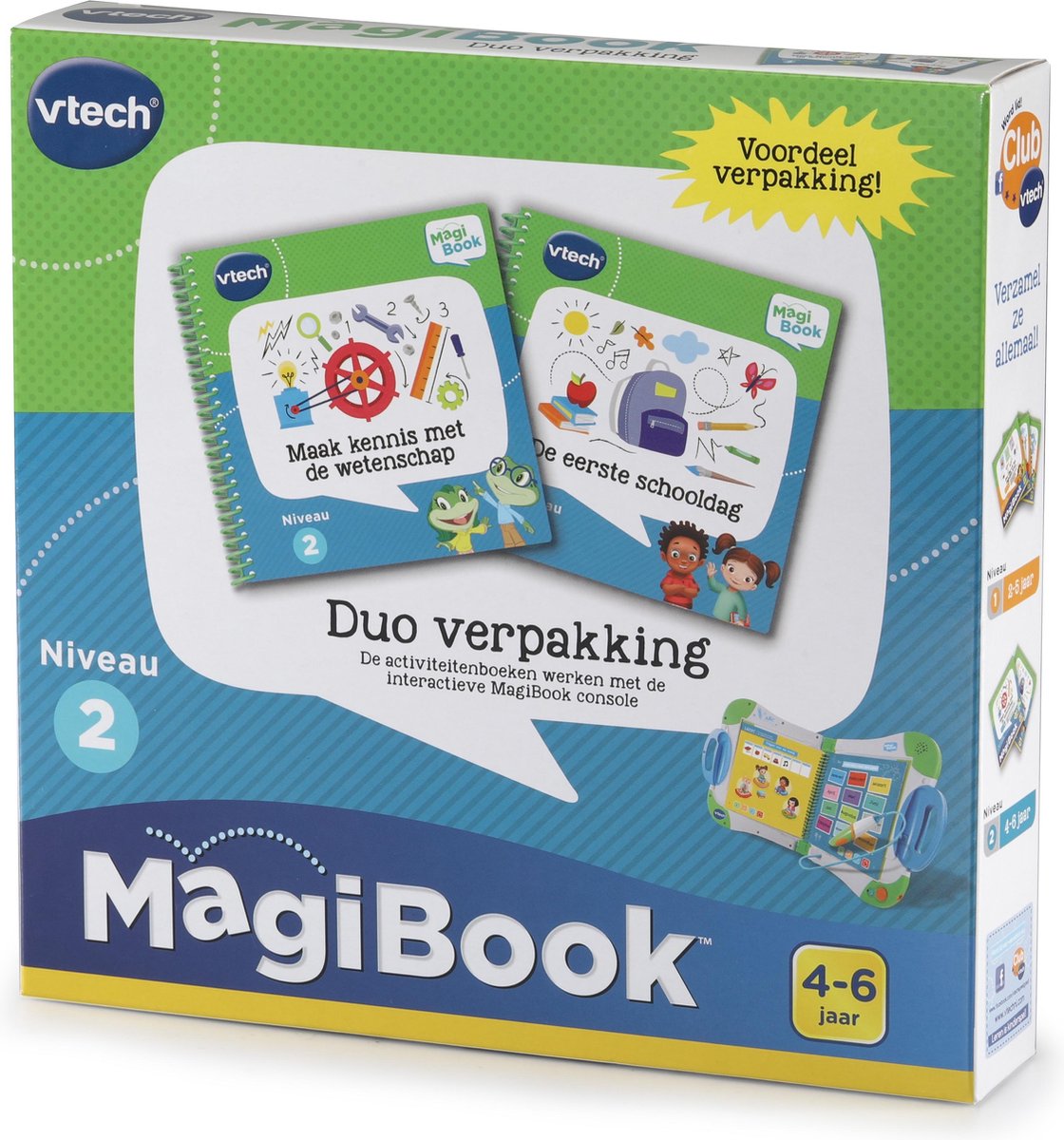 VTech MagiBook Duo verpakking 4-6 jaar | bol.com