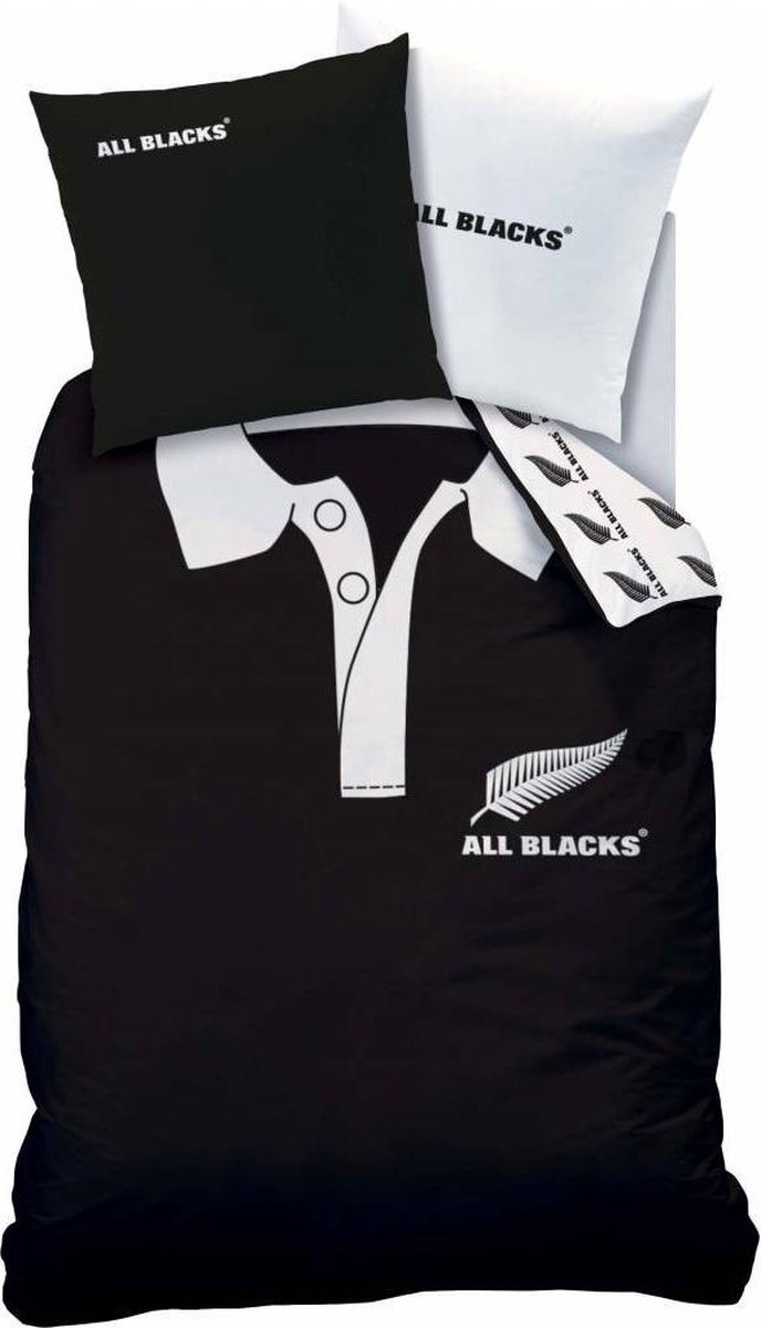 Polo All Blacks - Housse de couette - Simple - 140 x 200 cm - Noir | bol.com