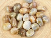 Agaat gestreepte trommelstenen 1-3 cm 100 gram