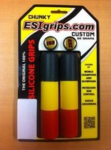 Esi Grips Chunky - MTB Handvatten - 130 mm - Tricolore Belgium Limited Edition