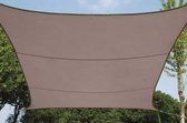 Waterafstotend zonnedoek vierkant 3.6 x 3.6 m Taupe