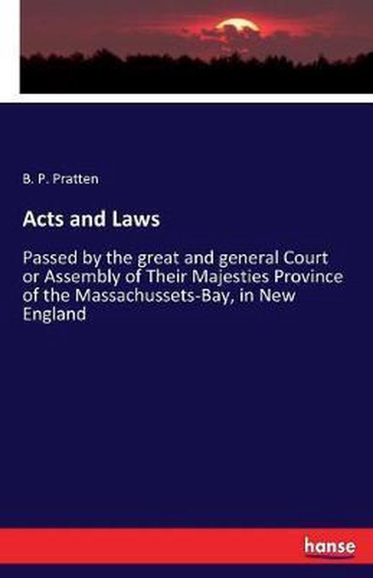 Acts and Laws 9783337191436 B P Pratten Boeken