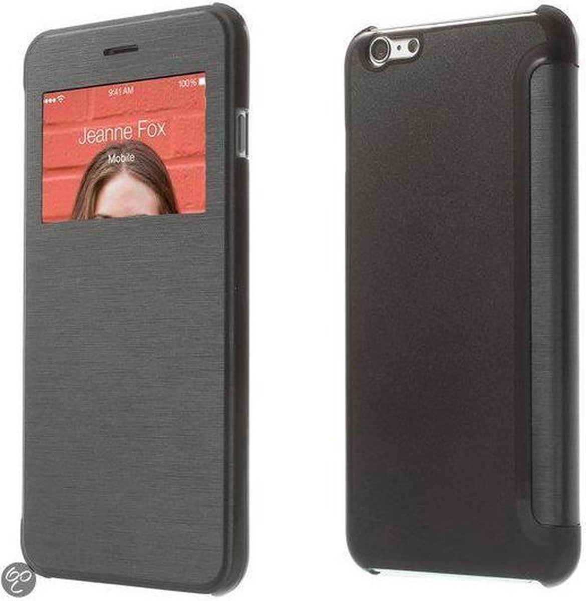 iPhone 6 Plus view cover hoesje zwart