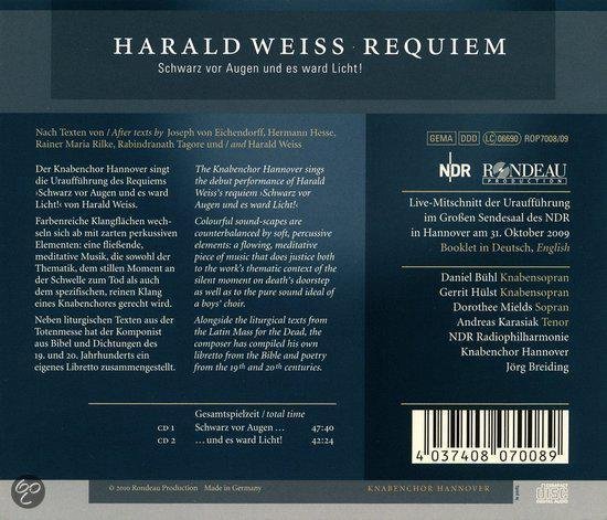 Harald Weiss Requiem J rg Breiding CD album Muziek bol