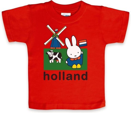 Rood Nijntje baby t-shirt Holland 86 (12-18 mnd) bol