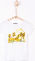 Tiffosi-meisjes-t-shirt-Luxembourg-kleur: wit-maat 110