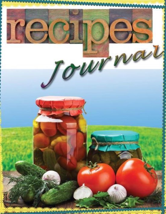 Recipe Journal for Cooks and Chefs - cover