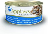 Applaws cat blik adult tuna / crab kattenvoer 70 gr