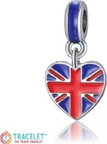 Bedel Engeland | Hart vlag Engeland United Kingdom | 925 Sterling Zilver