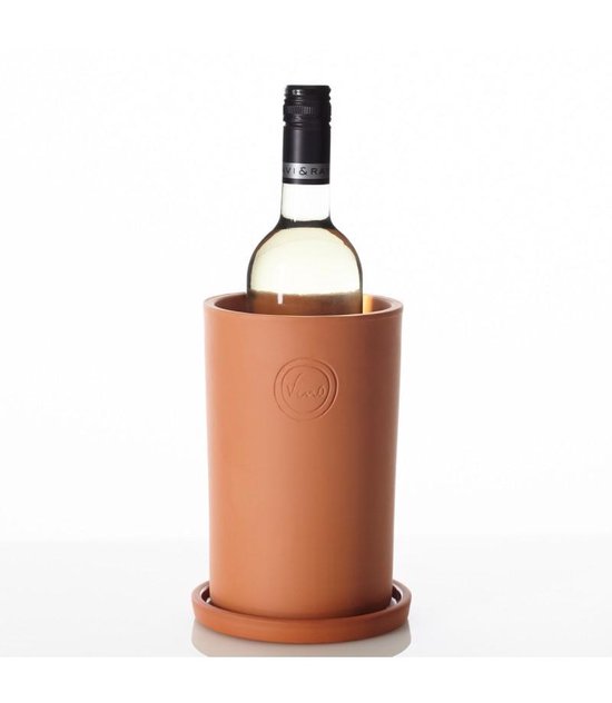 maat Kijker wijn Leonardo wijnkoeler Terracotta - 2 delig | bol.com