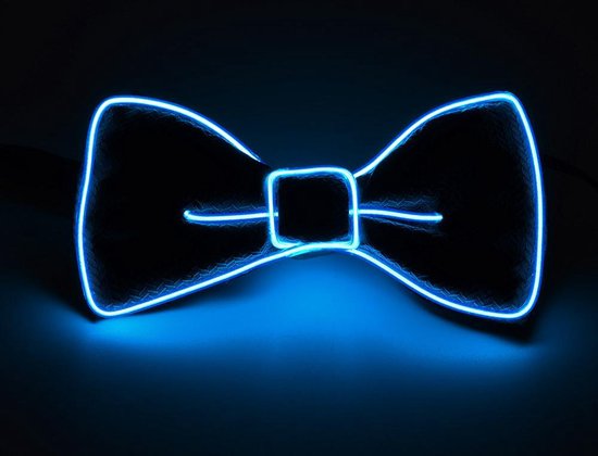 LED Strik | Flashing Bow Tie | Licht Strik met Lampjes | Blauw LED | bol