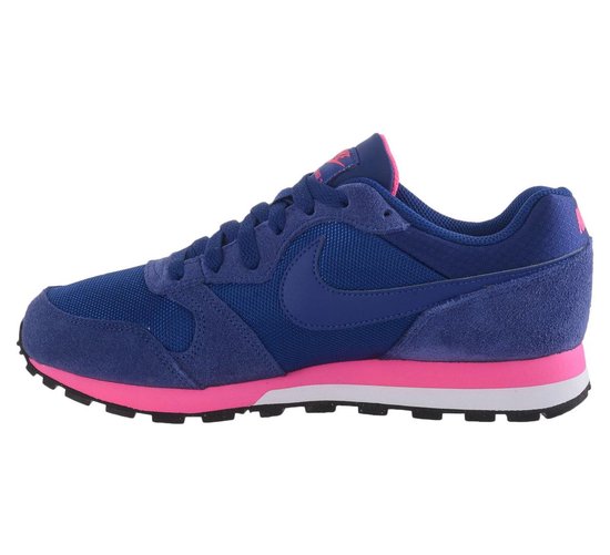 Nike MD Runner 2 - Sneakers - Dames - Blauw/Roze - Maat 37.5 | bol.com
